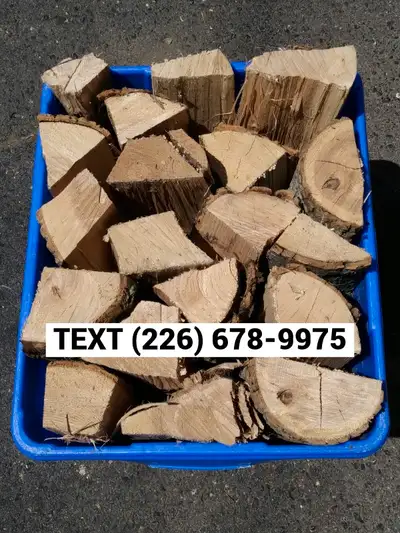 Dried, Split Firewood (American Basswood/ Cherry/ Maple/ Mixed Hardwood and some softwood) Perfect f...