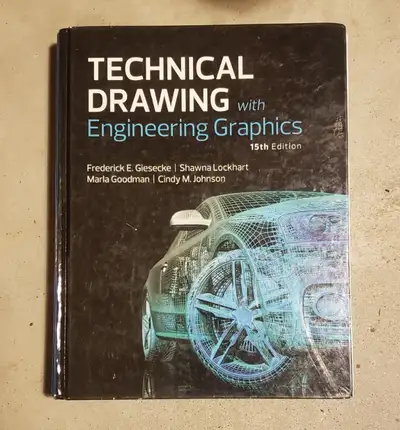 Technical Drawing with Engineering Graphics 15th Edition. Hardcover, 1024 pages. In excellent condit...