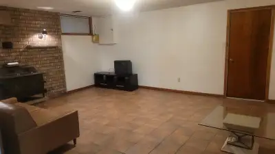 Partially Furnished single occupancy basement apartment for Rent Not shared kitchen/dining room, was...