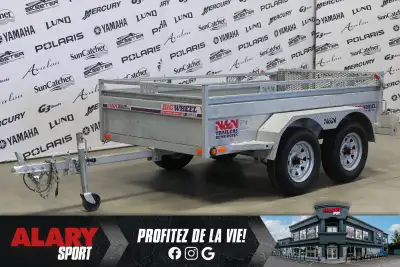 Alary Sport Cette REMORQUE N&N BIG WHEEL 54"X97" TANDEM 2022 est disponible DÈS MAINTENANT! Contacte...