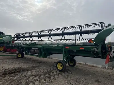Welcome to Horizon Ag & Turf Location: Horizon Ag & Turf Lloydminster 2018 JOHN DEERE 735D DRAPER HE...