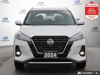 Recent Arrival! White 2024 Nissan Kicks SV FWD CVT with Xtronic 1.6L 4-Cylinder DOHC 16V APPLE CAR P... (image 6)