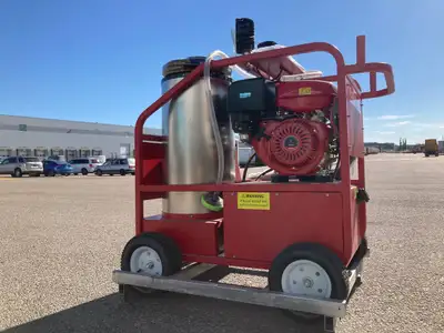 NEW BLUE VIPER HOT WATER DIESEL & GAS PRESSURE WASHER YS4000, View more