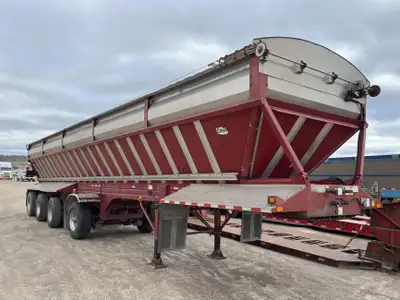 2013 Etnyre 47ft Live Bottom Belt Trailer / Quad axle Lift and Steerable Air Ride Suspension Lift 1s...
