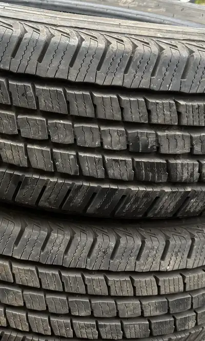 Brand. KUMHO size. 225-65-17 good condition all season tires please contact me at 16476407817