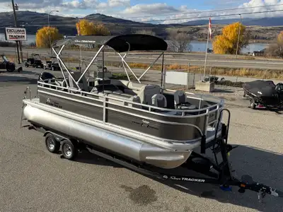 The All New Look 2026 Sun Tracker Fishin’ Barge 20 DLX - Best Pontoon Boat $69,995 -$4,000 [ Super S...