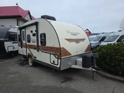 Gulf Stream Vintage Cruiser travel trailer 17RWD highlights: Full Bed Sleeps 3 LED Lighting USB Port...