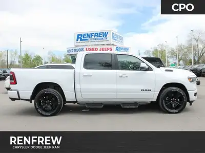 This 2022 Ram 1500 Sport is for sale in Calgary. Under the hood is a 5.7L HEMI V8 engine with FuelSa...