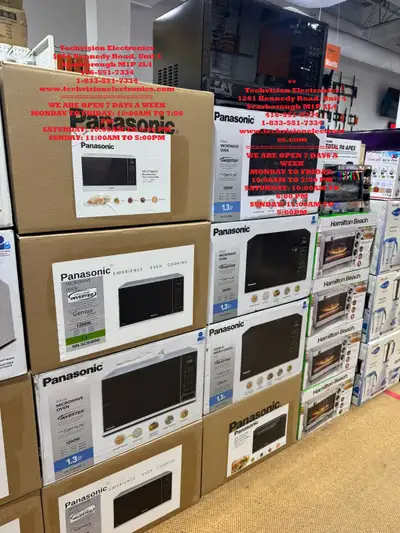 PANASONIC MICROWAVE 1.1, 1.3, 1.6, 2.2 CUFT, View more