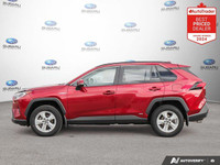 Recent Arrival! Red 2019 Toyota RAV4 Hybrid XLE AWD CVT 2.5L 4-Cylinder DOHC 16V APPLE CAR PLAY, SUN... (image 1)