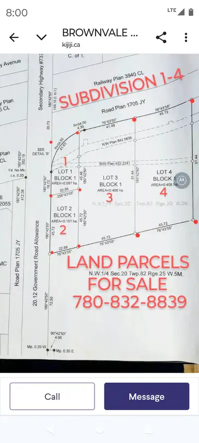 BROWNVALE ESTATES 5 OR 7 YEAR FINANCING AVAILABLE