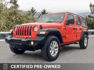 Welcome to Moncton Chrysler Jeep Dodge. Recent Arrival! 2023 Jeep Wrangler Sport 2.0L I4 DOHC 4WD CA...
