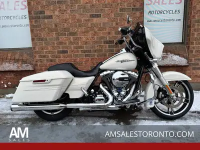 Beautiful Canadian Street Glide Special with Screamin' Eagle Fatshotz pipes, custom handlebar, custo...