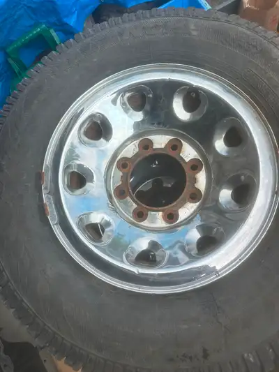Selling f250 wheels 8x170 bolt pattern no need for them lots of life left in them, they have some we...