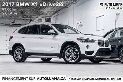 Auto Luana 2017 BMW X1 PRENEZ UN RENDEZ-VOUS / BOOK AN APPOINTMENT (514) 327-5553 99000 KM CERTIFIÉ...
