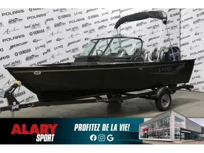 Alary Sport 2024 Lund Boat Co LUND 1650 Angler Sport + MERCURY 60 HP & Remorque Lund Boat Co LUND 16...