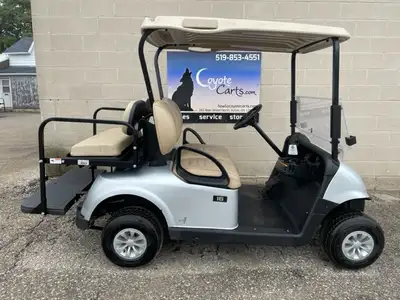 SHOP NOW FOR THE BEST SELECTION!! ✔Gas golf cart ✔NEW rear flip seat ✔Premium front cushions ✔NEW he...