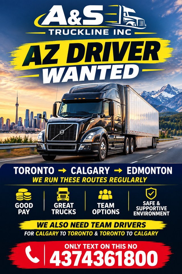 AZ TRUCK DRIVER in Drivers & Security in Mississauga / Peel Region - Image 2