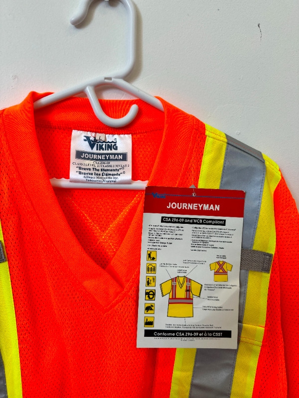 Viking T-Shirt Orange Hi-Vis Reflective Safety Breathable Materi in Men's in Thunder Bay - Image 2