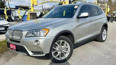 WE ARE CANADA'S MOTORS PLACE :) 2013 BMW X3 w/ 178,685 km !!!! 2.0L TURBO I4 240HP NO ACCIDENTS CLEA...