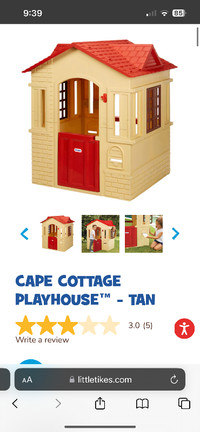 Brand new little tikes cape cottage