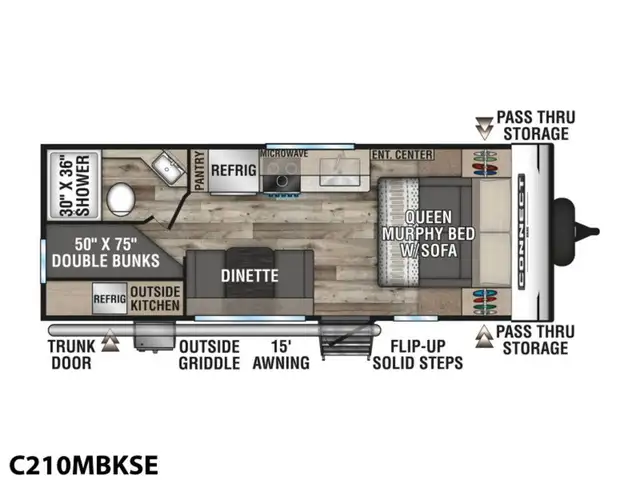 2023 K-Z Connect® SE C210MBKSE in Travel Trailers & Campers in Penticton - Image 3