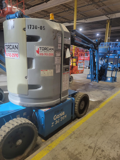 2011 GENIE Z30/20N ELECTRIC 30FT PLATFORM HEIGHT ARTICULATING BOOM LIFT. Make: GEINE Model: Z30/20N...
