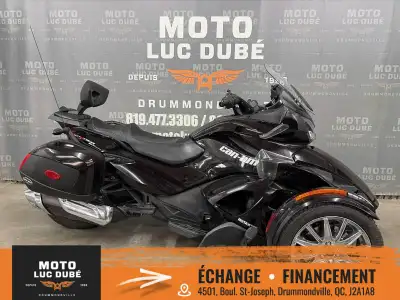 2013 Can-Am Spyder ST Limited Can-Am Spyder ST Limited 2013 40 992 KM MODÈLE LIMITED AVEC TRANSMISSI...