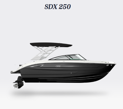 General: ECT 6.2L (300PHP) MPI DTS BR3 STERN DRIVE. BLACK CANVAS. GRAYWATER SYSTEM. INTERIOR UPHOLST...