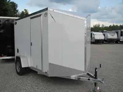 2026 LIGHTNING 6X10 PLUS THE V, ALUMINUM FRAME, WIDE SIDE DOOR WITH RV FLUSH LOCK AND ALUMINUM DOOR...