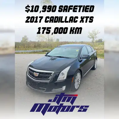 No Financing Cue screen is working Recently replaced 2017 Cadillac XTS Luxury AWD – $10,990 Safetied...