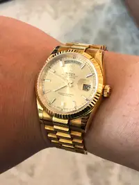 2016 Mint Day date with 18k yellow gold.