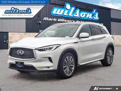 Check out this certified 2024 INFINITI QX50 Sensory AWD | HUD | Leather | Sunroof | Nav | 360 Camera...