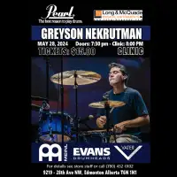 Drum Clinic!!! w/ Greyson Nekrutman