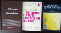 3 Books on French Vocabulary - Vocabulaire français, synonymes