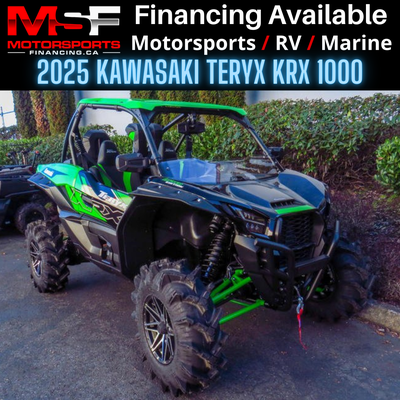 Welcome to Motorsports Financing - Kelowna! 2025 Kawasaki Teryx Krx 1000 Lifted Edition