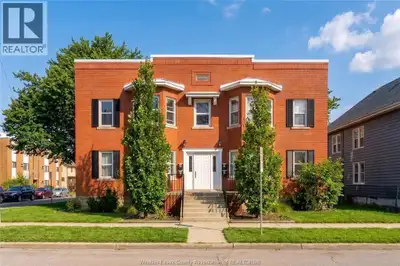 ATTENTION INVESTORS! Turn-key, fully retrofitted full-brick fourplex in the heart of Windsor offerin...