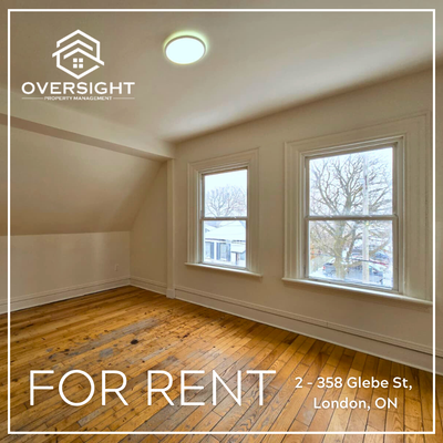 2-Bedroom Available in London!! Welcome to Unit 2 at 358 Glebe St in London, a comfortable upper-lev...