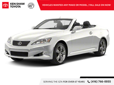 Starfire Pearl 2010 Lexus IS 350 C Navigation Pkg - LEATHER/HARDTOP CONVERTIBLE RWD 6-Speed Automati...