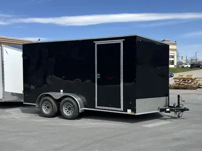 2027 HAULIN 7x14 Tandem Axle Enclosed Trailer with Ramp Door Financing Available From $80.28* (Bi-We...