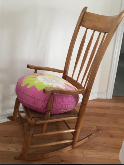 Beautiful Antique Rocking Chair, RARE TALL BACK, Decorators, View more