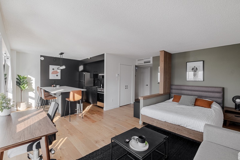 Beau studio rénové et tout inclus VieuxQuébec Locations longue