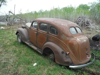 I have a 38 Plymouth 4 dr has rear suicide doors complete less engine great shape for its age!!!! an...
