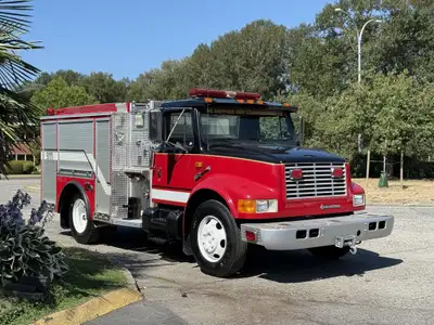 Abenante Motor Group (SK) 1991 International 4600 Fire Truck HALE Pumper Navistar 7.3L Diesel $25,83...