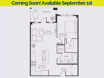 Suite B3 - 1 Bed/1 Bath