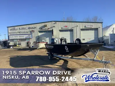 FULL HIGH DENSITY PLASTIC BOAT FOR SALE IN NISKU, AB YAMAHA 115JB full plastic wielded hull center c...