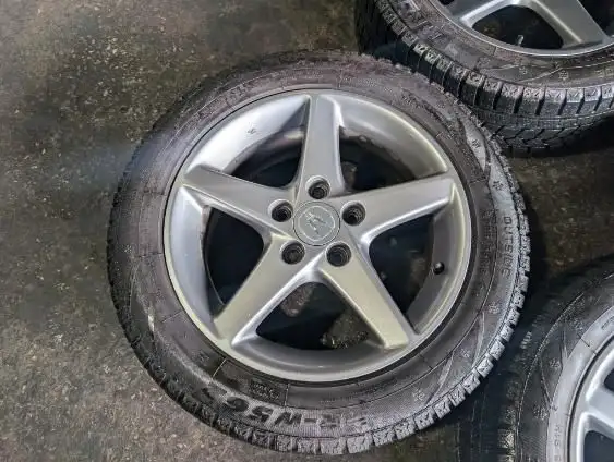 205 55 16 - WINTER TIRES - GREAT SHAPE - SET OF 4 in Tires & Rims in Kitchener / Waterloo - Image 5