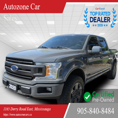 Check out this sleek 2020 Ford F-150 LARIAT FX4 4x4 SuperCrew with a powerful 6 Cylinder engine and...