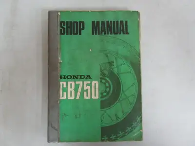 USED Honda CB750 service manual. This manual covers 1969 - 1970? Honda CB750k models. The manual is...