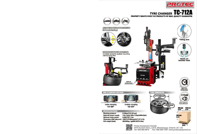 Leverless Tire machine & Fully Automatic tire balancer Combo in Other Parts & Accessories in Mississauga / Peel Region - Image 4